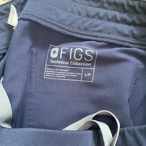 Figs Large-Petite Navy Joggers